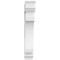 Ekena Millwork Standard Legacy Architectural Grade PVC Bracket With Traditional Ends, 5"W x 24"D x 32"H BKTP05X24X32LEC01 - alternate 2
